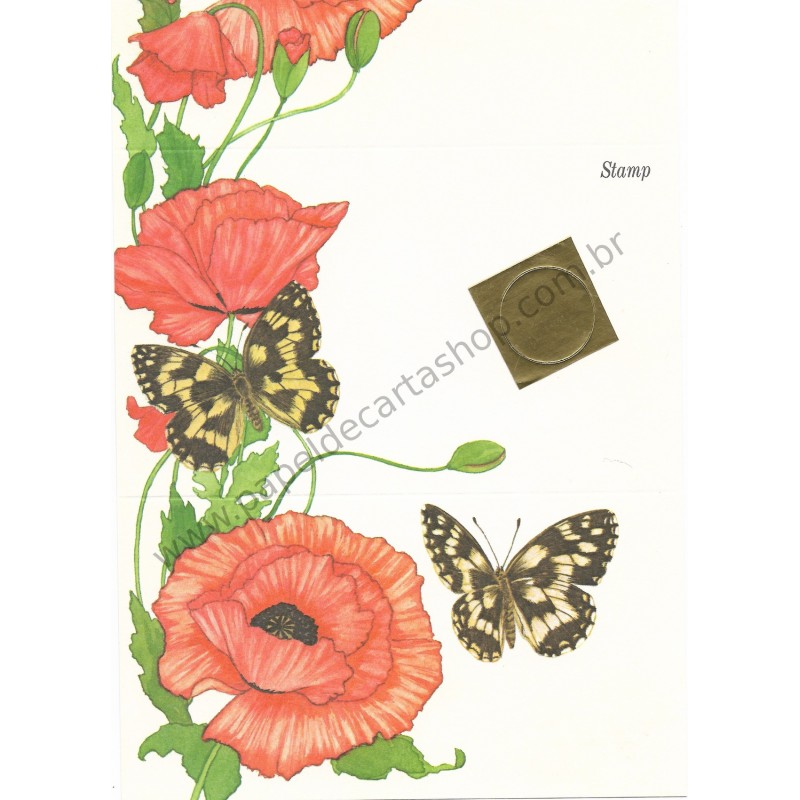 Postalete Antigo Importado Butterfly CVM 1979 - Current