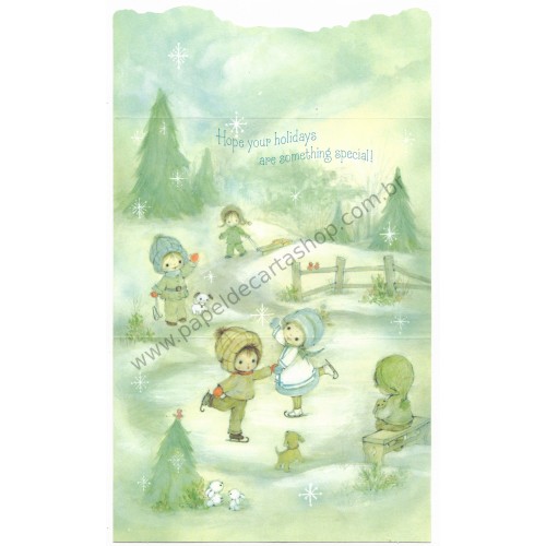 Postalete Antigo Importado Christmas Greeting - Hallmark