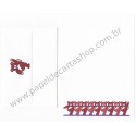 Conjunto de Papel de Carta Antigo Importado Bears - Current