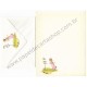 Conjunto de Papel de Carta Antigo Importado Music CRS