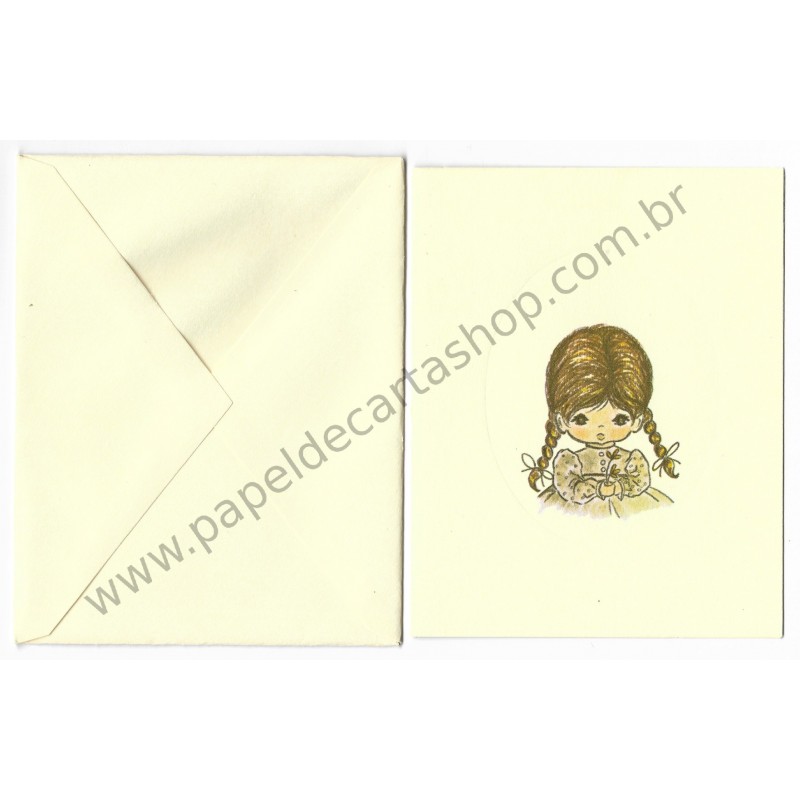 Ano 1972. Kit 2 Notecards Antigos Importados Denise EATON