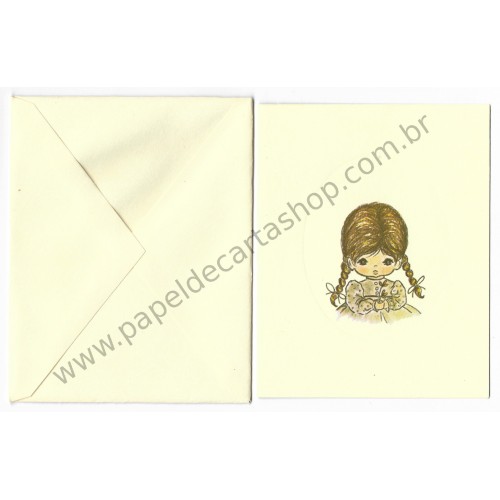 Ano 1972. Kit 2 Notecards Antigos Importados Denise EATON