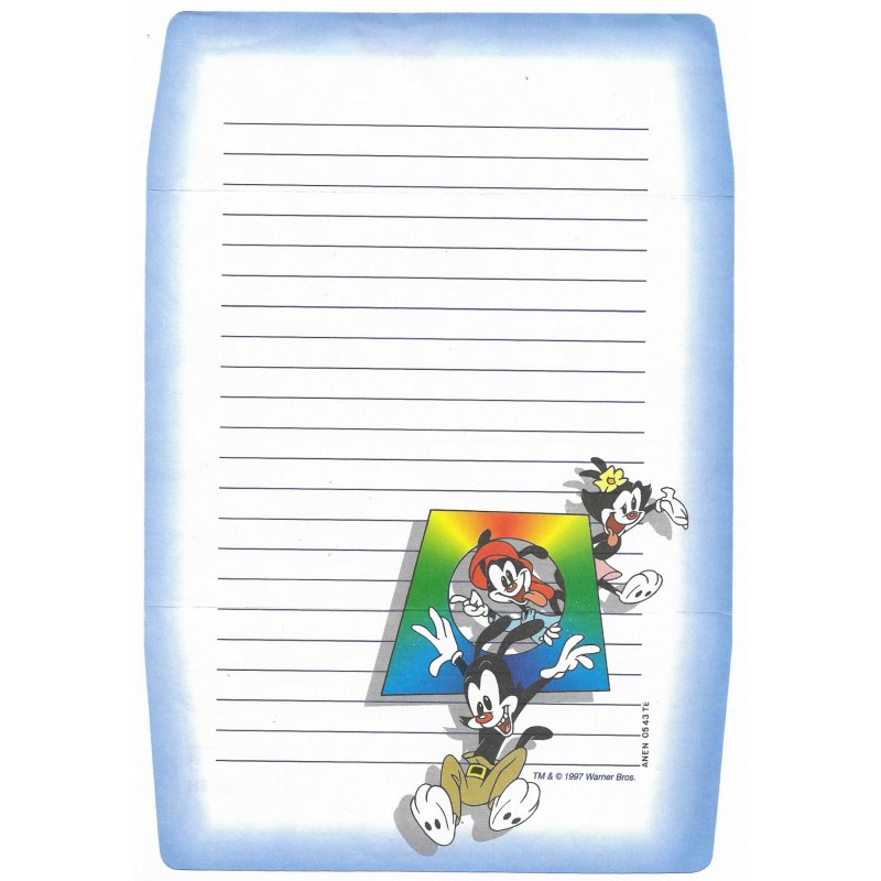 Papel de Carta ANIMANIACS TM & Warner Bros. 1997 0543TE