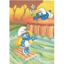 Papel de Carta ANTIGO PC 0515 Os Smurfs