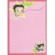 Ano 1986. Papel de Carta Antigo Betty Boop BBW2