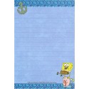 Ano 2004. Papel de Carta Avulso Importado Bob Esponja CAZ