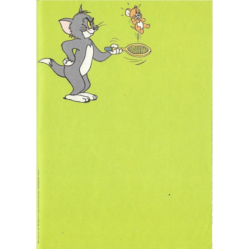 Papel de Carta Antigo Tom & Jerry MTJC1