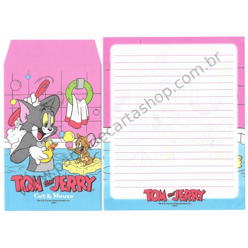 Conjunto de Papel de Carta IMPORTADO Tom & Jerry (s04) 4