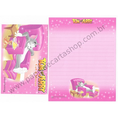 Conjunto de Papel de Carta IMPORTADO Tom & Jerry (s04) 6