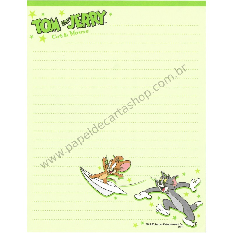 Papel de Carta IMPORTADO Tom & Jerry (s04) 2