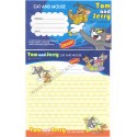 Conjunto de Papel de Carta IMPORTADO Tom & Jerry (s04) AZUL