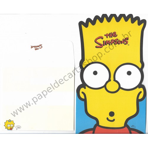 Kit 4 Conjuntos de Papéis de Carta Importados Os Simpsons Pinkfoot