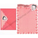 Ano 2007. Conjunto de Papel de Carta IMPORTADO Betty Boop KFS/FS CRS