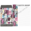 Ano 2004. Conjunto de Papel de Carta IMPORTADO Betty Boop CRUX 6