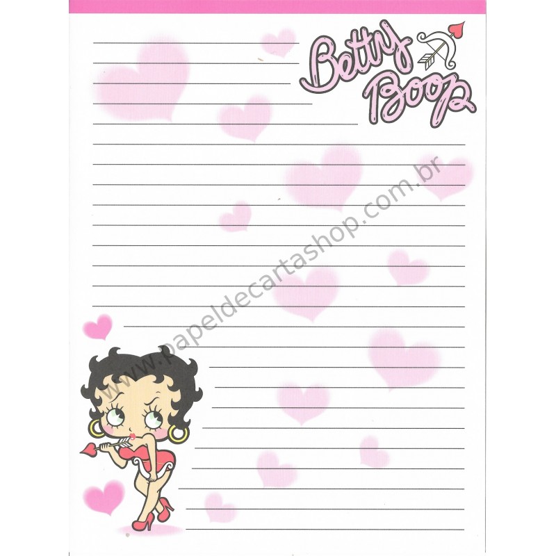 Papel de Carta IMPORTADO Betty Boop 3