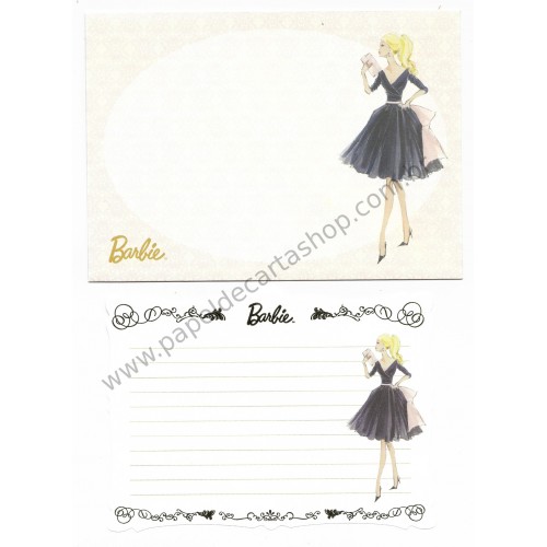 Conjunto de Papel de Carta Pequeno Importado Barbie CSA