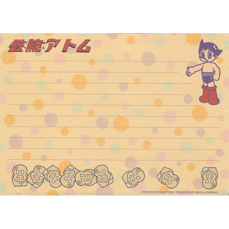 Papel de Carta Importado ASTRO BOY - TEZUKA Japan SHIN1