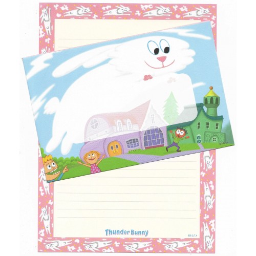 Conjunto de Papel de Carta Importado Thunder Bunny