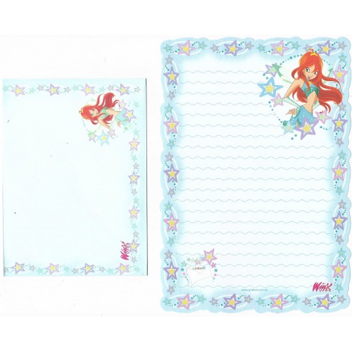 Conjunto de Papel de Carta Winx Club