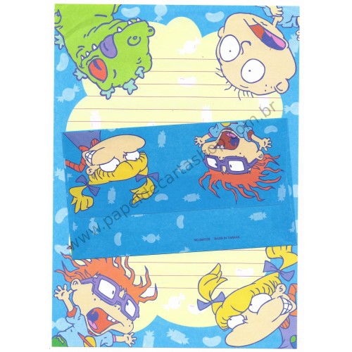 Conjunto de Papel de Carta Rugrats Nickelodeon Taiwan