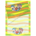 Conjunto de Papel de Carta Rugrats Nickelodeon Taiwan CAM