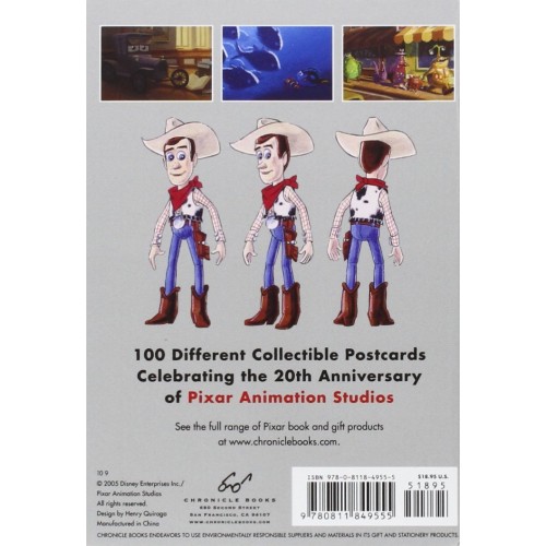 The Art of Pixar - 100 Collectible Postcards