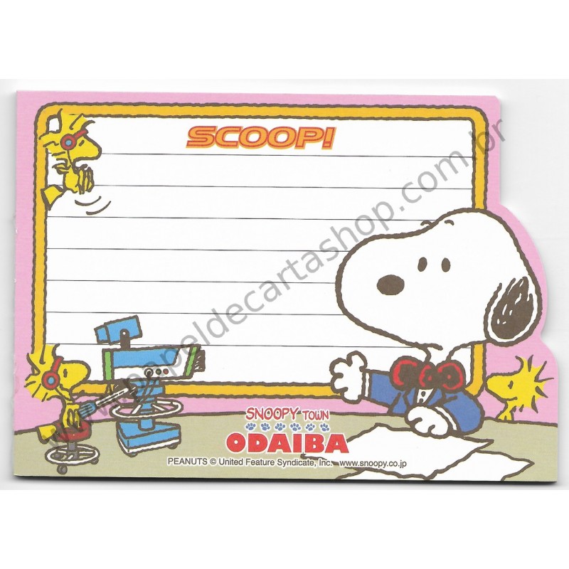 Nota Snoopy Grande Odaiba - Snoopy Town
