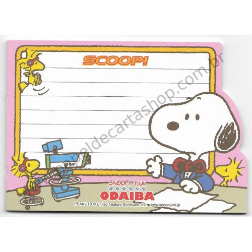 Nota Snoopy Grande Odaiba - Snoopy Town