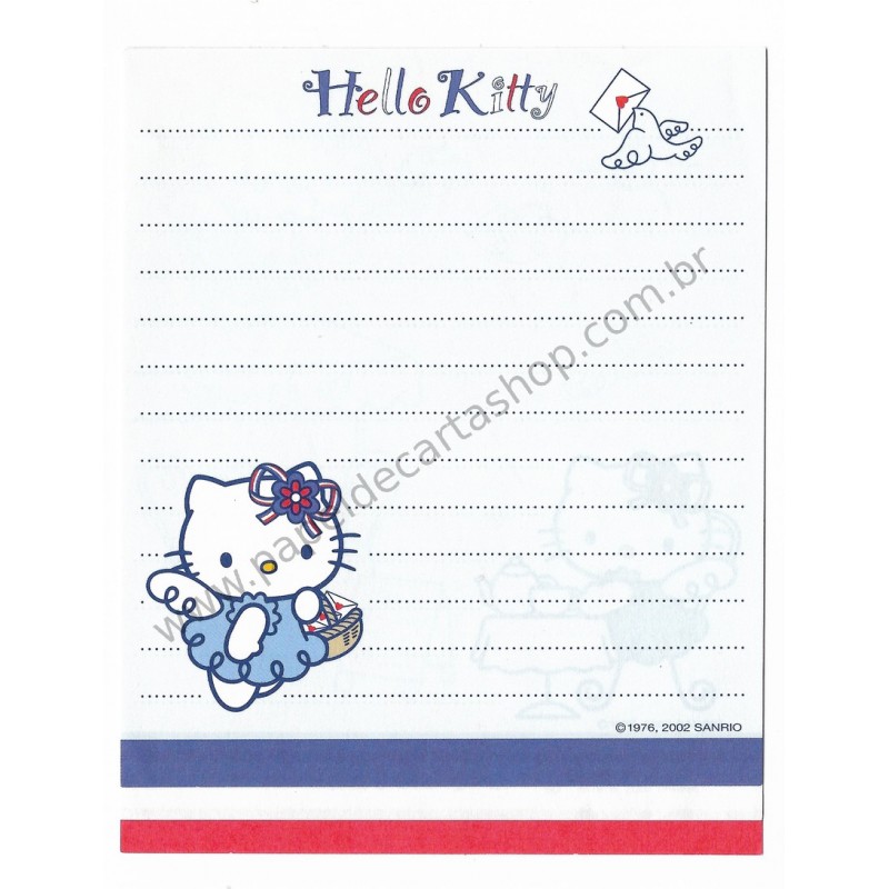 Ano 2002. Kit 3 Notas Hello Kitty French Sanrio
