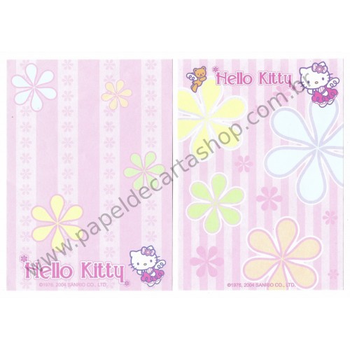 Ano 2004. Kit 2 Notas Grandes Hello Kitty Sanrio