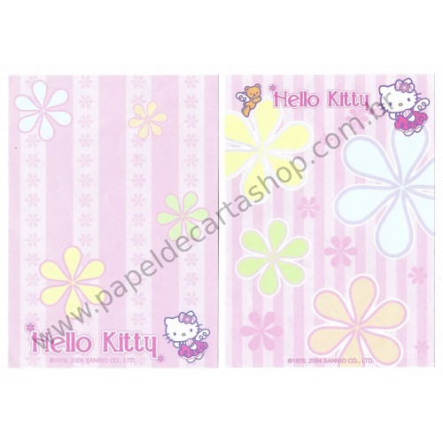 Ano 2004. Kit 2 Notas Grandes Hello Kitty Sanrio