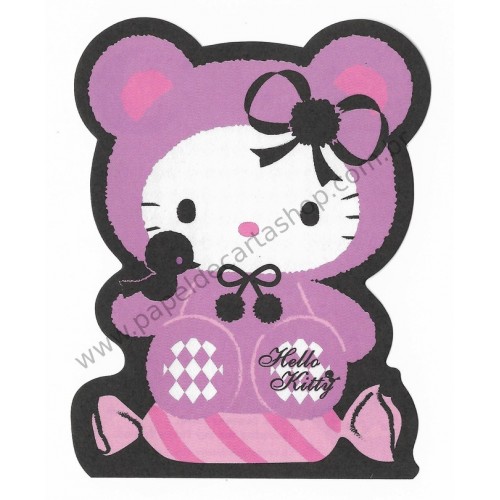 Ano 2009. Nota Hello Kitty Furry CLL Sanrio
