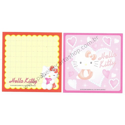 Ano 2003. Kit 2 Notas Hello Kitty Sanrio