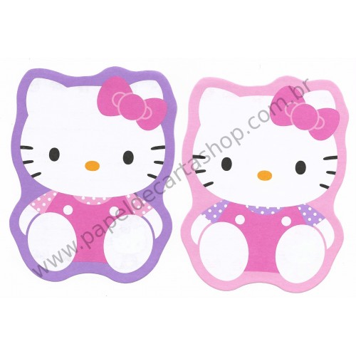 Ano 2006. Kit 2 Notinhas Hello Kitty CRL Sanrio