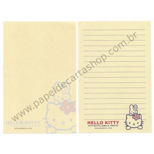 Ano 1999. Kit 2 Notas Hello Kitty Itty-Bitty CBG Sanrio