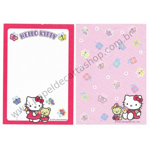 Ano 2004. Kit 2 Notas Hello Kitty Sanrio