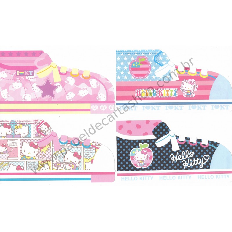 Ano 2003. Kit 3 Notas Hello Kitty TRIO Sanrio