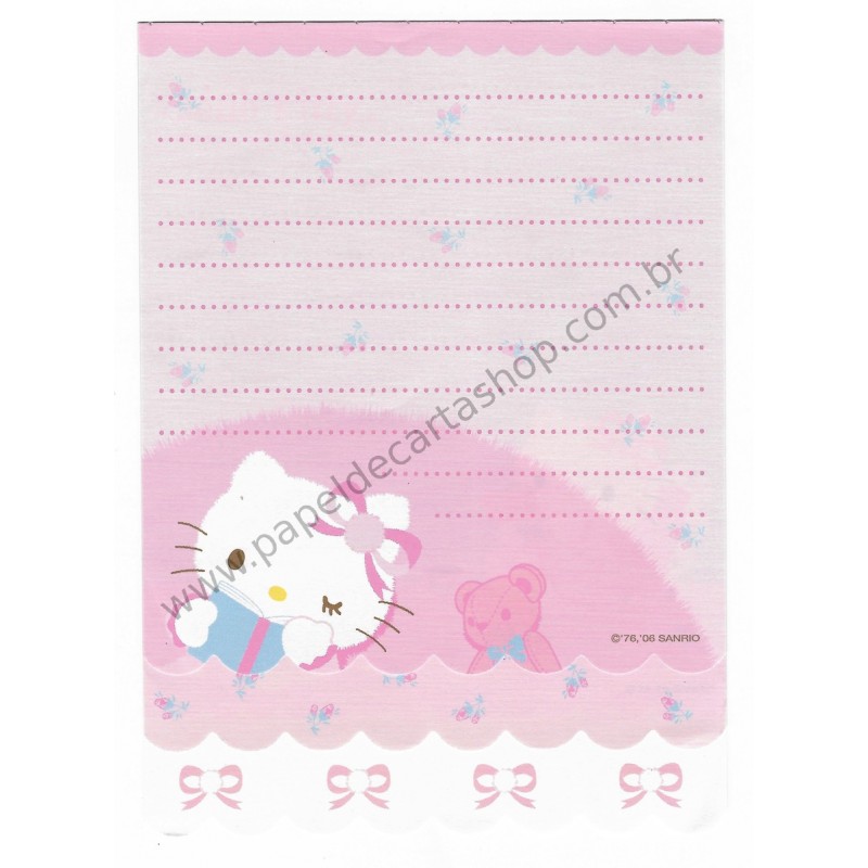 Ano 2006. Kit 3 Notas Hello Kitty & Bear CRS Sanrio