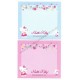 Ano 2005. Kit 2 Notas Hello Kitty Flores CRA Sanrio