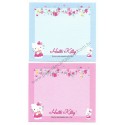 Ano 2005. Kit 2 Notas Hello Kitty Flores CRA Sanrio