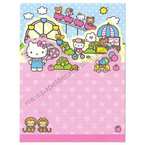 Ano 2013. Kit 3 Notas Hello Kitty Park Sanrio