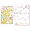 Ano 2015. Conjunto de Mini-Papel de Carta Hello Kitty & SANRIO CHARACTERS Fun All Around 3