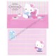 Ano 2009. Conjunto de Papel de Carta Hello Kitty Bird Pequeno Sanrio