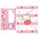 Ano 2007. Conjunto de Papel de Carta Hello Kitty Straw CRS P Sanrio