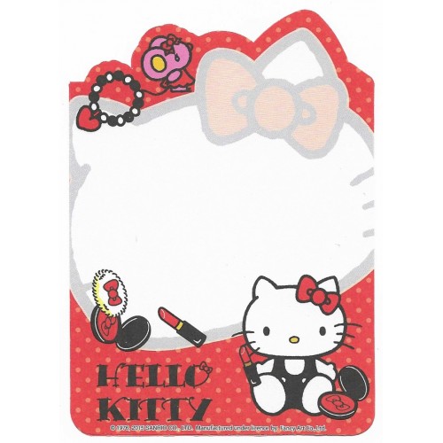 Ano 2015. Nota Hello Kitty Jewels Sanrio