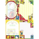 Ano 2011. Kit 4 Notas Hello Kitty & Sesame Street Sanrio