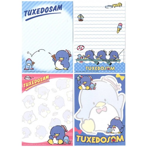 Ano 2012. Kit 4 Notas Tuxedosam Sanrio