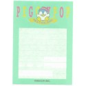 Ano 1995. Nota Dobrável Peggypop Vintage Sanrio