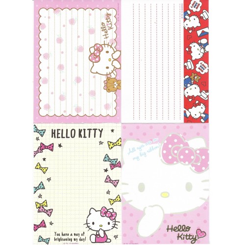 Ano 2015. Kit 8 Notas Hello Kitty Sanrio