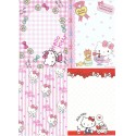 Ano 2015. Kit 8 Notas Hello Kitty Sanrio